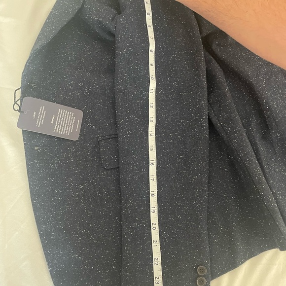 StudioSuits Donegal Tweed 3-piece suit in Blue Fleck. Jacket 40R, pants 32x32. - Picture 11 of 13